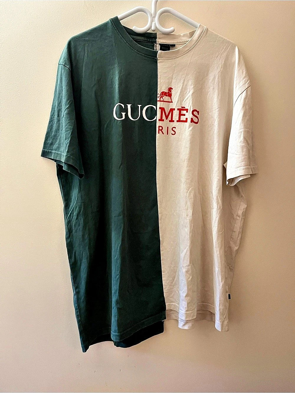 DJAB GUΓMΓS Color Block Short Sleeve Tee Size Large Like New
